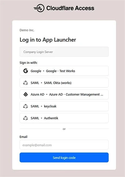 cloudflare auth screen