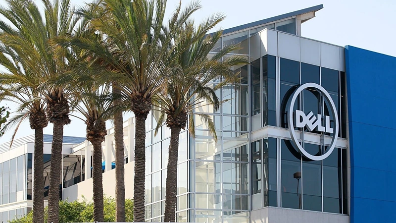 dell hq with palm trees, the good life
