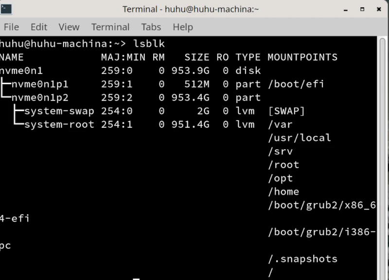 a sata connected disk